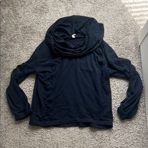 Anthropologie Navy Blue Hoodie